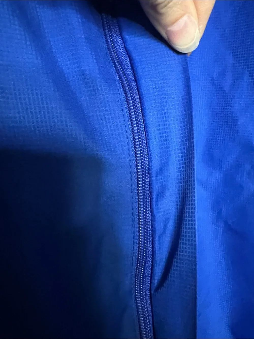 Vintage Men’s Large Starter Zip UpBlue and Black Windbreaker Jacket
